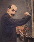 Max Liebermann self portrait oil painting artist